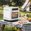 imageCIARRA 12in1 Countertop Steam Oven with Air Fryer 254QT Steam Air Fryer Combo Nosh Oven Pro  Convection Toaster Bake SelfClean Dehydrate Ferment White13QTWhite
