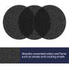 imageCIARRA Portable Range Hood Carbon Filters Replacement Charcoal Filters for Ductless Ventilation Set of 3 CBCF008Carbon Filter