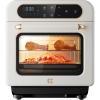 imageCIARRA 12in1 Countertop Steam Oven with Air Fryer 254QT Steam Air Fryer Combo Nosh Oven Pro  Convection Toaster Bake SelfClean Dehydrate Ferment White13QTWhite