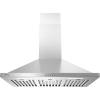 imageCIARRA Range Hood 30 inch Wall Mount Chimney Hood Range 450 CFM Ducted and Ductless Kitchen Hood Vent in Stainless Steel CAS75302