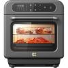 imageCIARRA Steam Oven Countertop with Air Fryer 8 in 1 12L Mini Convection Oven with Steam Rapid Steam Air Fry Vapor Bake Steam Clean Bake Dried Ferment Grey