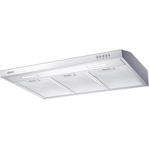imageCIARRA Range Hood 30 inch Under Cabinet Ductless Vent Hood for Kitchen Stove Hood with 3 Speed Exhaust Fan in Stainless SteelSilver