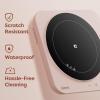 imageCIARRA CATIH1AO Portable Induction Cooktop Slim Single Electric Countertop Burner with Sensor Touch and Digital time OrangePink