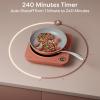 imageCIARRA CATIH1AP Portable Induction Cooktop Slim Single Electric Countertop Burner with Sensor Touch and Digital time PinkOrange
