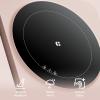 imageCIARRA CATIH1AP Portable Induction Cooktop Slim Single Electric Countertop Burner with Sensor Touch and Digital time PinkPink