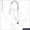 imageCIARRA Kitchen Sink Faucet Stainless Steel Single Handle Kitchen Faucet with Pull Down Sprayer Single Hole Commercial Bar Sink Faucet for Farmhouse Kitchen Laundry Room Restaurant2025 Pull down3 Mode StreamSprayPause