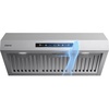 image:imageCIARRA 42 Inch Under Cabinet Range Hood950 CFM Professional 304 Stainless SteelGas Leak DetectionWiFi amp Voice Control4Speed Fan with BoostDuctedDuctless Convertible for Luxury Kitchen CAS42928AStainless Steel  Under Cabinet