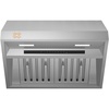 image:imageCIARRA 42 Inch Under Cabinet Range Hood950 CFM Professional 304 Stainless SteelGas Leak DetectionWiFi amp Voice Control4Speed Fan with BoostDuctedDuctless Convertible for Luxury Kitchen CAS42928ASilver