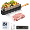 image:imageCIARRA BPA Free Reusable Vacuum Sealer Bags 30 Pcs 8 x 12 Reusable Food Storage Zipper Bags with Air Valve for Sous Vide Cooking Freezer Microwave Heating 30 CountVacuum Sealer  5 Pcs Vacuum Seal Bags