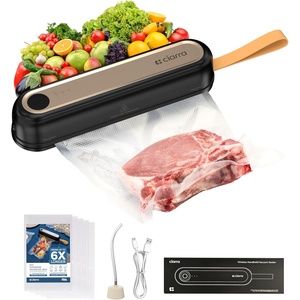 image:imageCIARRA BPA Free Reusable Vacuum Sealer Bags 30 Pcs 8 x 12 Reusable Food Storage Zipper Bags with Air Valve for Sous Vide Cooking Freezer Microwave Heating 30 CountVacuum Sealer  5 Pcs Vacuum Seal Bags