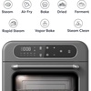 image:imageCIARRA 12in1 Countertop Steam Air Fryer Oven Pro 254QT Large Capacity Convection Toaster Oven with Bake Dehydrate Ferment Sterilize SelfClean Adjustable Temperature amp Timer for Daily CookingGrey