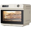 image:imageCIARRA 12in1 Countertop Steam Air Fryer Oven Pro 254QT Large Capacity Convection Toaster Oven with Bake Dehydrate Ferment Sterilize SelfClean Adjustable Temperature amp Timer for Daily CookingWhite