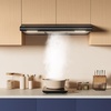 image:imageCIARRA 36 Inch Under Cabinet Range Hood Kitchen Stove Vent for Home Cooking 300CFM Ductless Ducted Convertible 3 Speed Exhaust 5Layer Aluminum Filters amp 2 LED Lightsblack