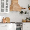 image:imageCIARRA Insert Range Hood 20 inch 650 CFM Kitchen Stove Vent Hood with LED Light 3 Speed Exhaust Fan Push Button Black CAB52913ENSilver