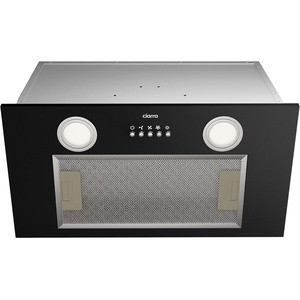 image:imageCIARRA Insert Range Hood 20 inch 650 CFM Kitchen Stove Vent Hood with LED Light 3 Speed Exhaust Fan Push Button Black CAB52913ENBlack