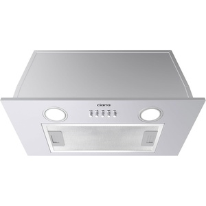 image:imageCIARRA Insert Range Hood 20 inch 650 CFM Kitchen Stove Vent Hood with LED Light 3 Speed Exhaust Fan Push Button Black CAB52913ENSilver