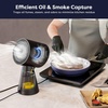image:imageCIARRA Portable Range Hood Pro 3Speed 150CFM Desktop Kitchen Exhaust Fanlight black